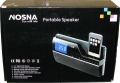 IPHONE4/IPHONE/IPOD/ITOUCH PORTABLE SPEAKER RADIO ALARM SYSTEM with 3.5" Digital LCD Display and Touch Control Panel